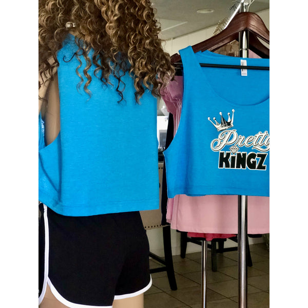 Retro Oversized Loose Cropped Tank (One Size)