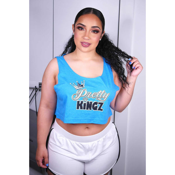 Retro Oversized Loose Cropped Tank (One Size)